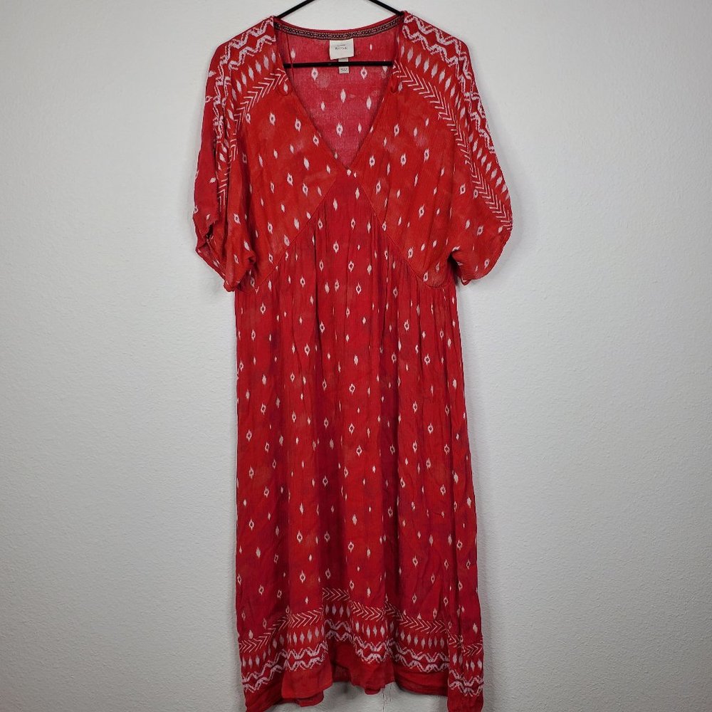 Knox Rose Red Midi Dress